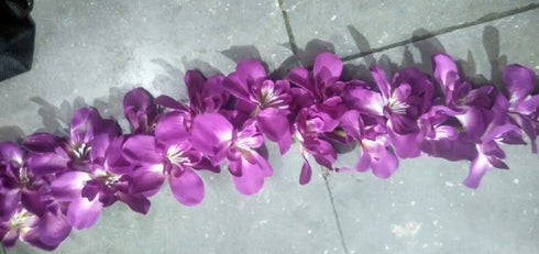 Orchid Synthetic Flower Garland String 19cm
